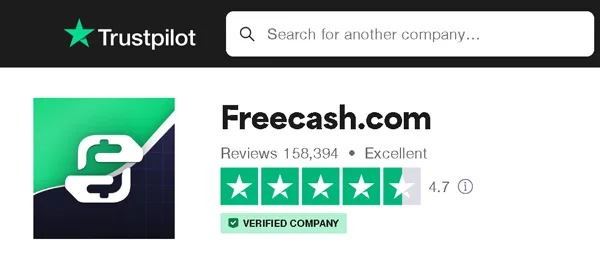 what real FreeCash users say on TrustPilot about their money-earning journey through surveys, games and signup offers