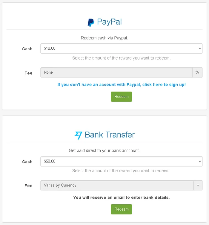 You'll get your money sent straight to your PayPal, Payoneer, Amazon account, cryptocurrency wallet, or regular bank account whenever you're ready to cash out from Pagazani