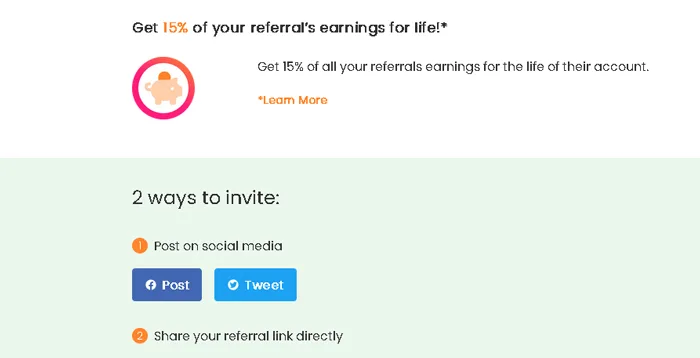 When friends sign up with your Poll Pay referral link, you automatically receive 15% of their earnings