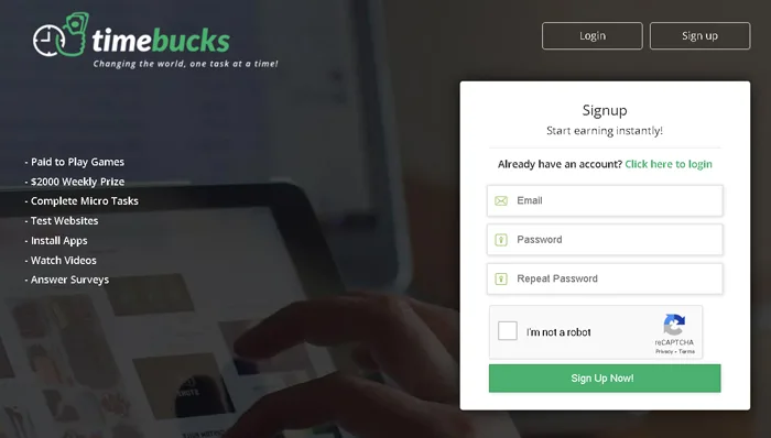 complete the best paid surveys online with TimeBucks without investment