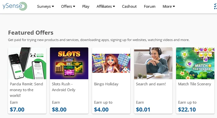 paid surveys for cash in dollars with ySense as a beginner
