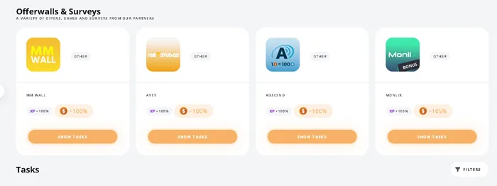 earn money by completing simple surveys and offerwalls online without investment using Earnweb