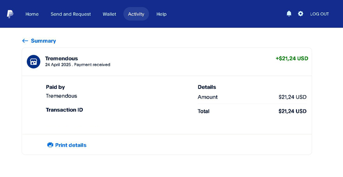 Pawns app review - LEGIT or SCAM? My Personal Experience With Proof Pawns app proof of payment in PayPal on April 24, 2025