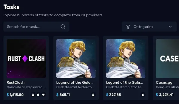 EarnLab Review: Can You Make Money Playing Games? simple tasks offered by EarnLab