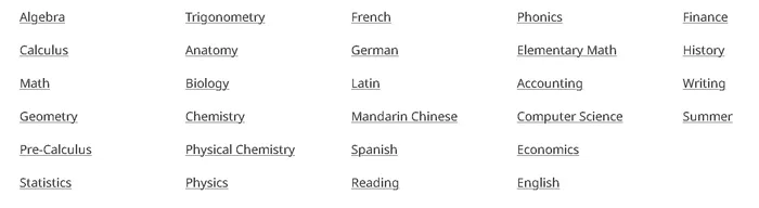 Is Varsity Tutors Legit? An Honest Look at How It Really Works Tutoring available for all basic courses at Varsity Tutors