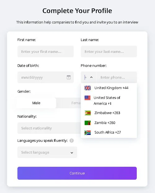 Vocal Views Review: Can You Earn Money From Research Studies? You must complete your profile before applying for a job on Vocal Views