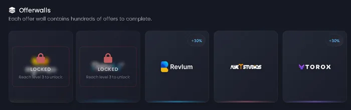 offerwalls that pay on PrizeBear