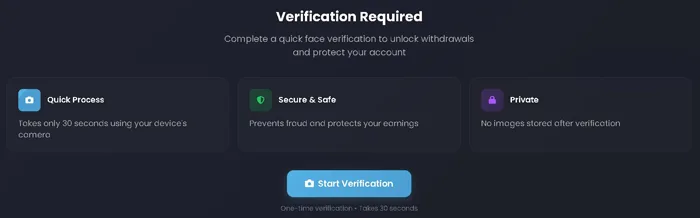 Identity verification required to sign up for PrizeBear