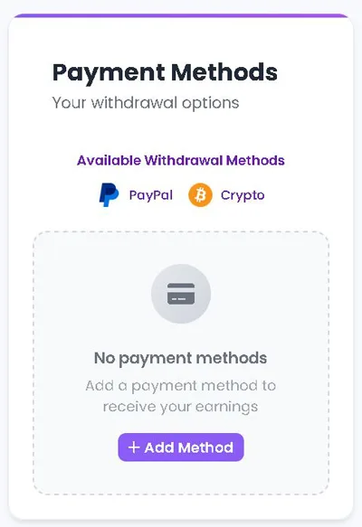 Earnne payment options