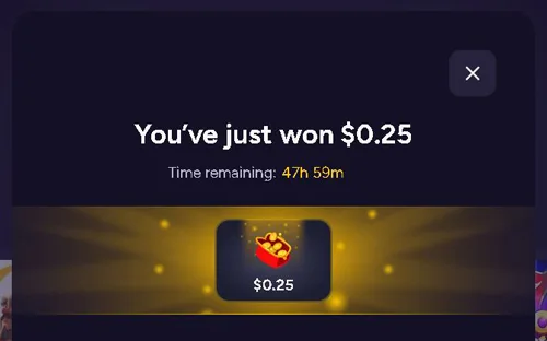 how much I earned from the bonus offered when signing up for WeCash