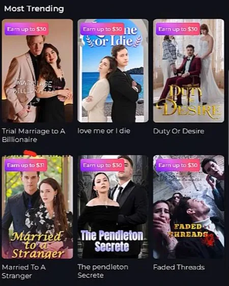 Popular videos in the NiceDrama app