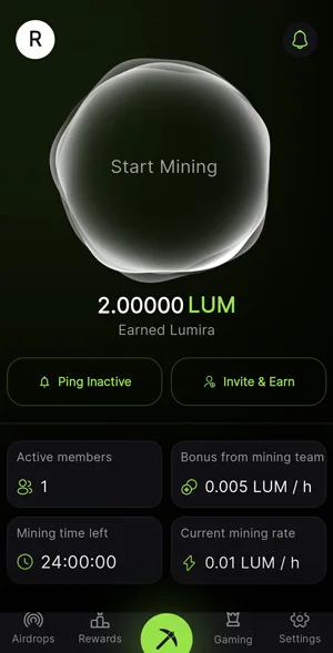 how to mine cryptocurrency on the Mira Network app