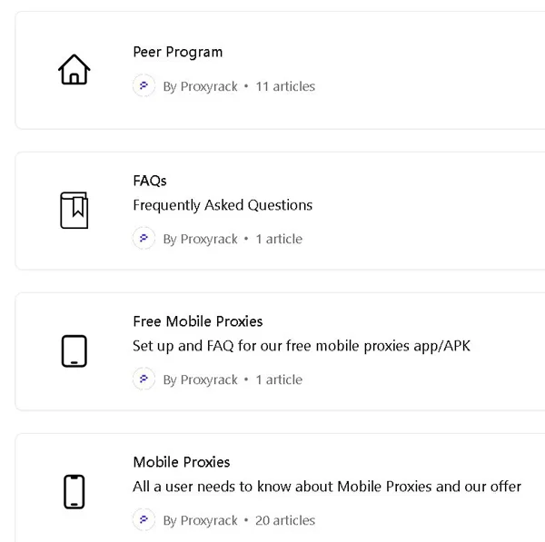 Proxyrack Technical Support 