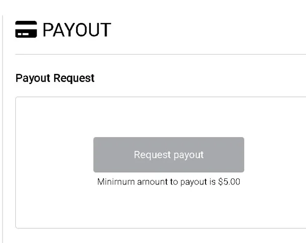 Proxyrack Peer Cashout Options