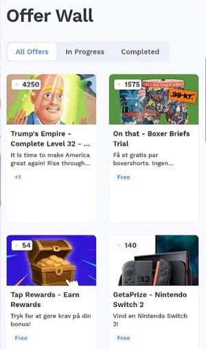 Freeplay app Review: How does it work? Freeplay offerwalls