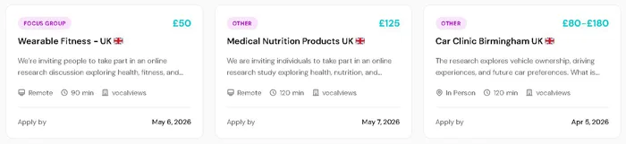 Vocal Views Review: Earn Money From Research Studies Vocal Views research studies