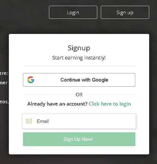 TimeBucks: Is It Legit? Review and Payment Proof TimeBucks sign up form