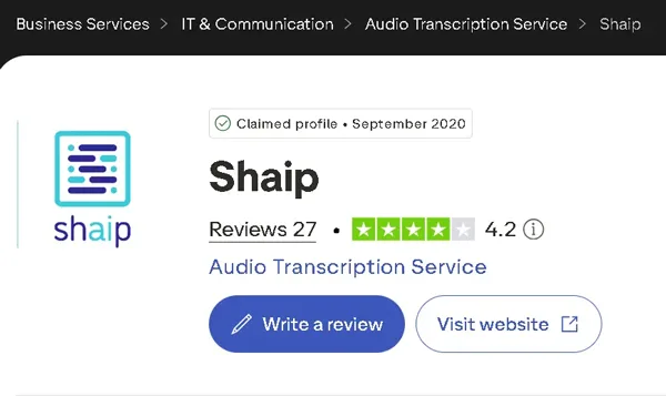 Is Shaip AI Legit or a Scam? (Full Review) Shaip AI Trustpilot