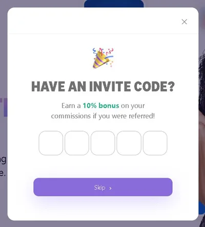 Benable invite code