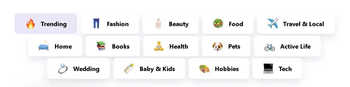 Benable recommandations