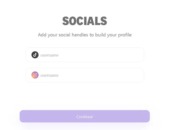 Benable social profile
