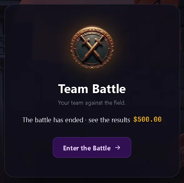 Earnopolis Team Battle