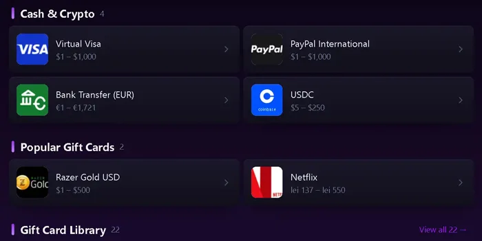 Earnopolis payment methods