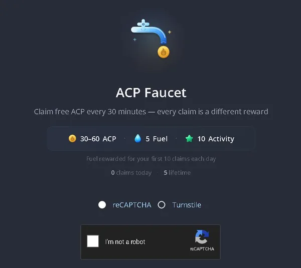 FireFaucet ACP faucet