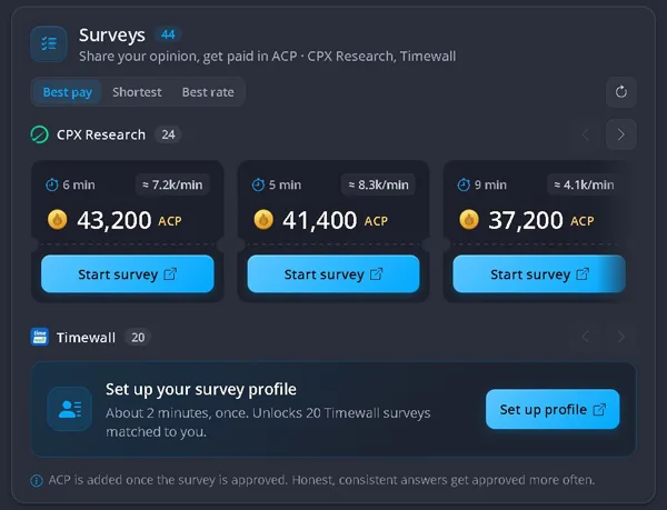 FireFaucet paid surveys