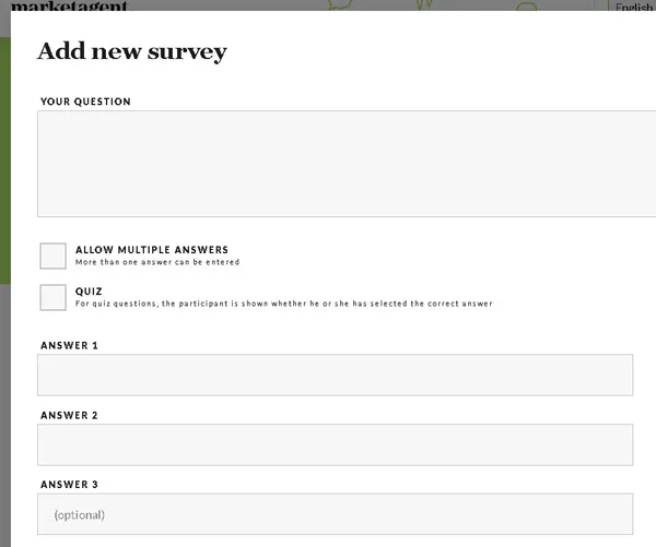 how to create mini-surveys on Marketagent