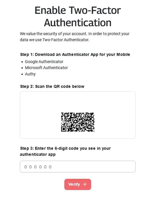 Populii two factor authentication