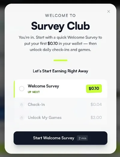 Survey Club Review – Worth It? (Details Explained) Survey Club welcome survey