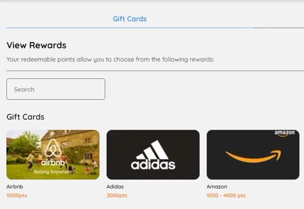 CrowdTap gift cards