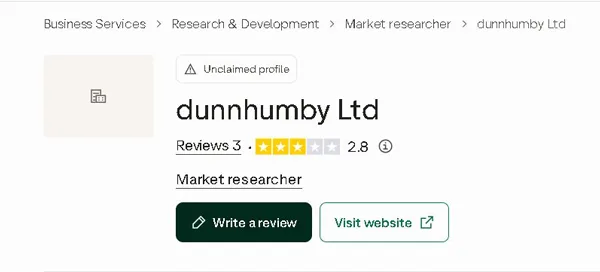 dunnhumby Ltd on Trustpilot
