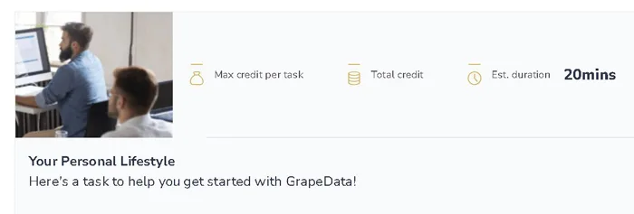 Grapedata personalized job