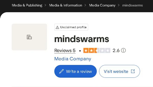 Mindswarms Trustpilot Reviews