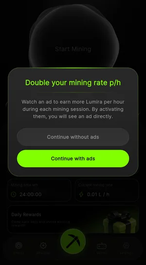 Mirex Network double mining rate