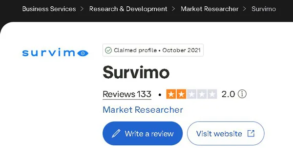 Survimo Review: Real or Fake? Survimo Trustpilot