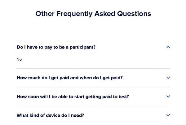 UserTesting Review: Get Paid to Test (Full Details) UserTesting FAQ support